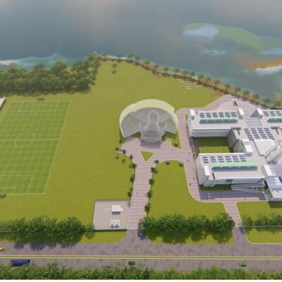 Administrative Cum Academic Block (S+8)New Building Top View Administrative Cum Academic Block (S+8)New Building Top View