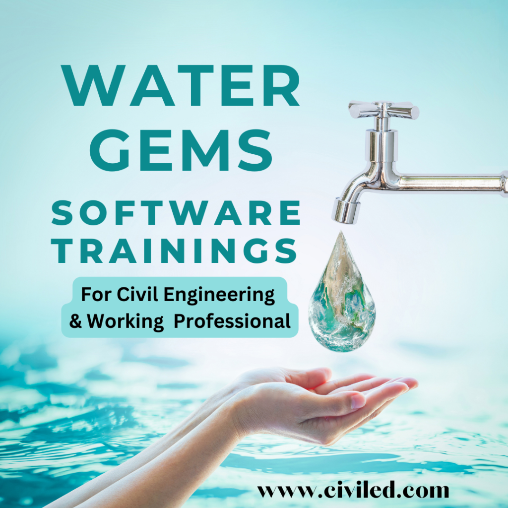 WaterGems Software Training for civil engineering by civiled.com
